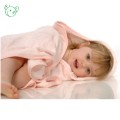 Green Bear bamboo BABY Cuddle Robe/Hooded towel - 71cmx71cm - made in UK