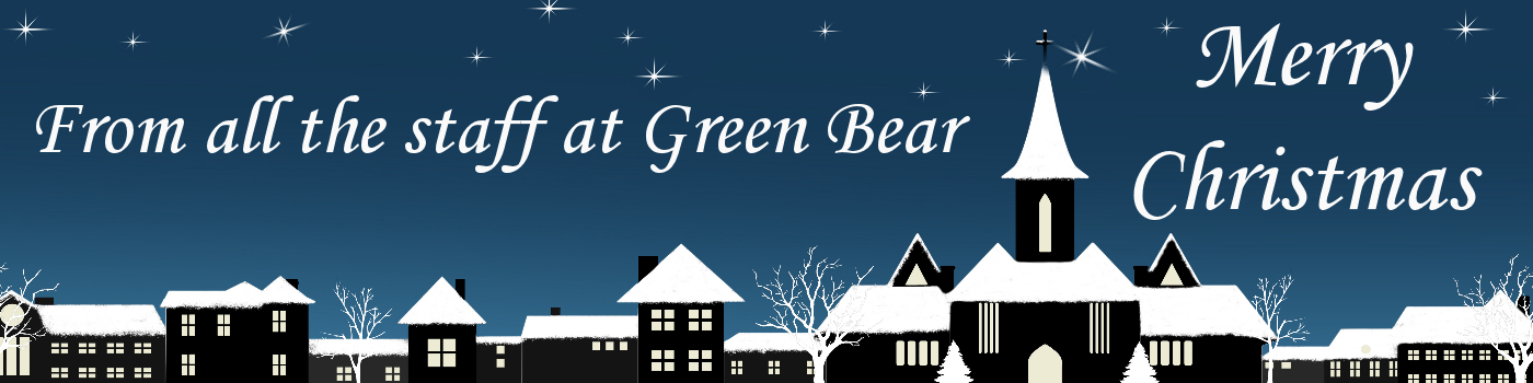 merry christmas from Green Bear