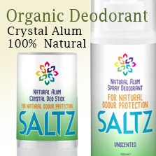 SALTZ brand of natural Deodorant...